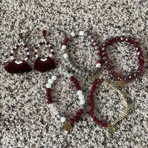 Erimish bracelets and earrings